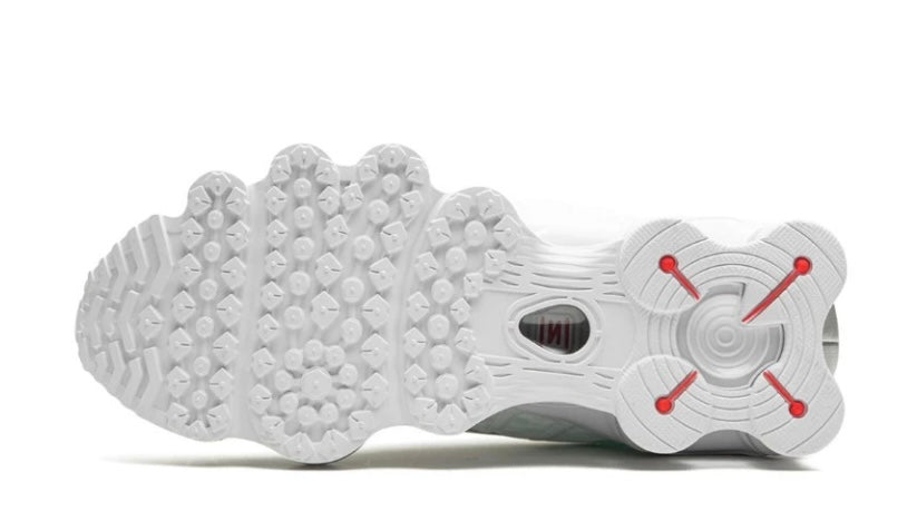 Nike Shox TL White Metallic Silver Orange