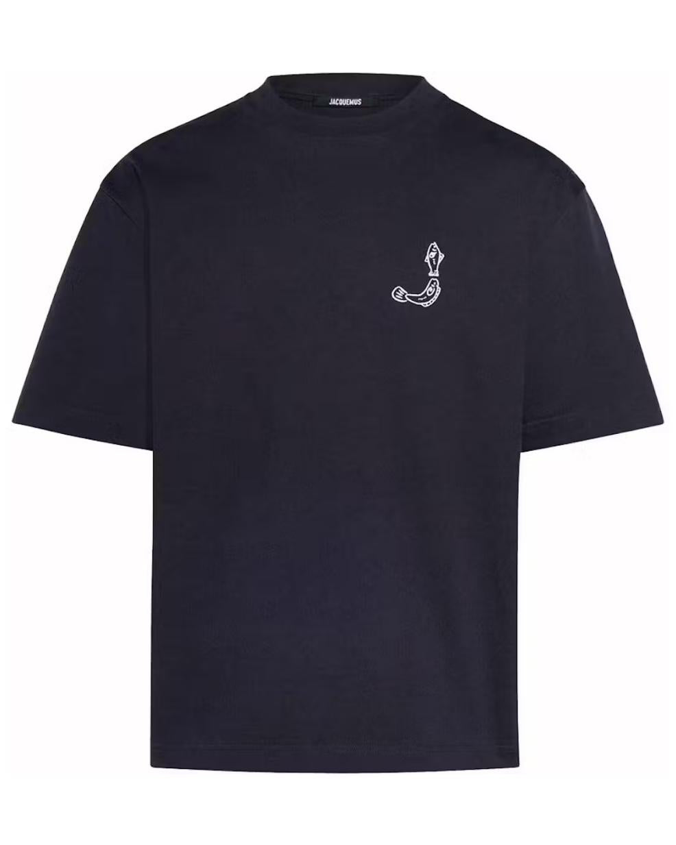 Jacquemus Tee-Shirt Le Meru Navy