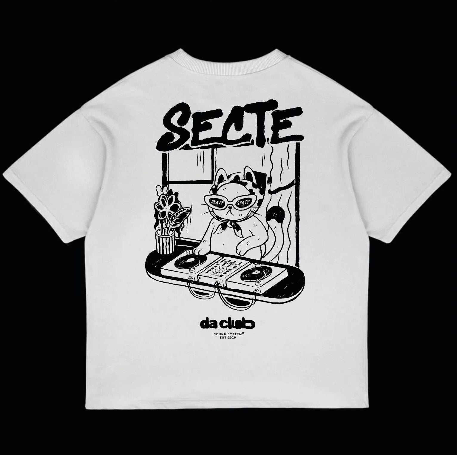 Da’Club Sneakers X Secte SoundSystem - T-Shirt Saison 2026