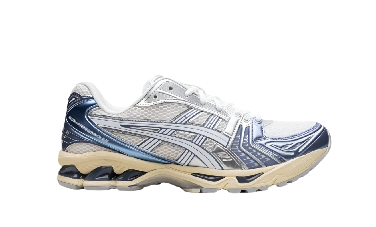 Asics GEL-Kayano 14 Cream Metallic Blue