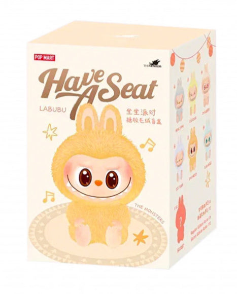 Pop Mart Labubu Have A Seat Vinyl Plush Boîte Scellé (À l’unité)
