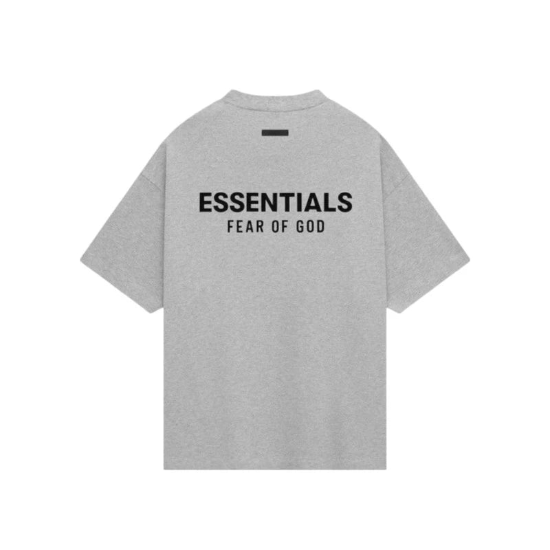 Fear of God Essentials T-shirt Jersey Crewneck Light Heather Grey