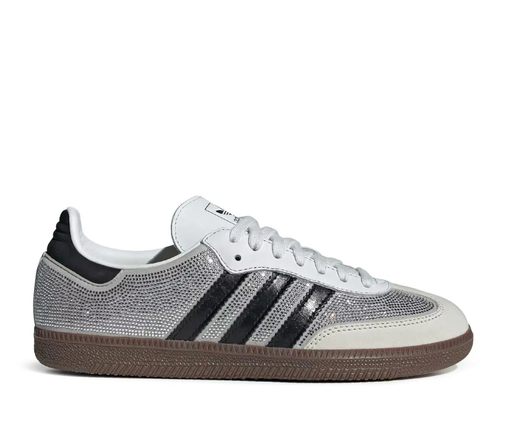 Adidas Samba OG Rhinestone Crystal White Silver
