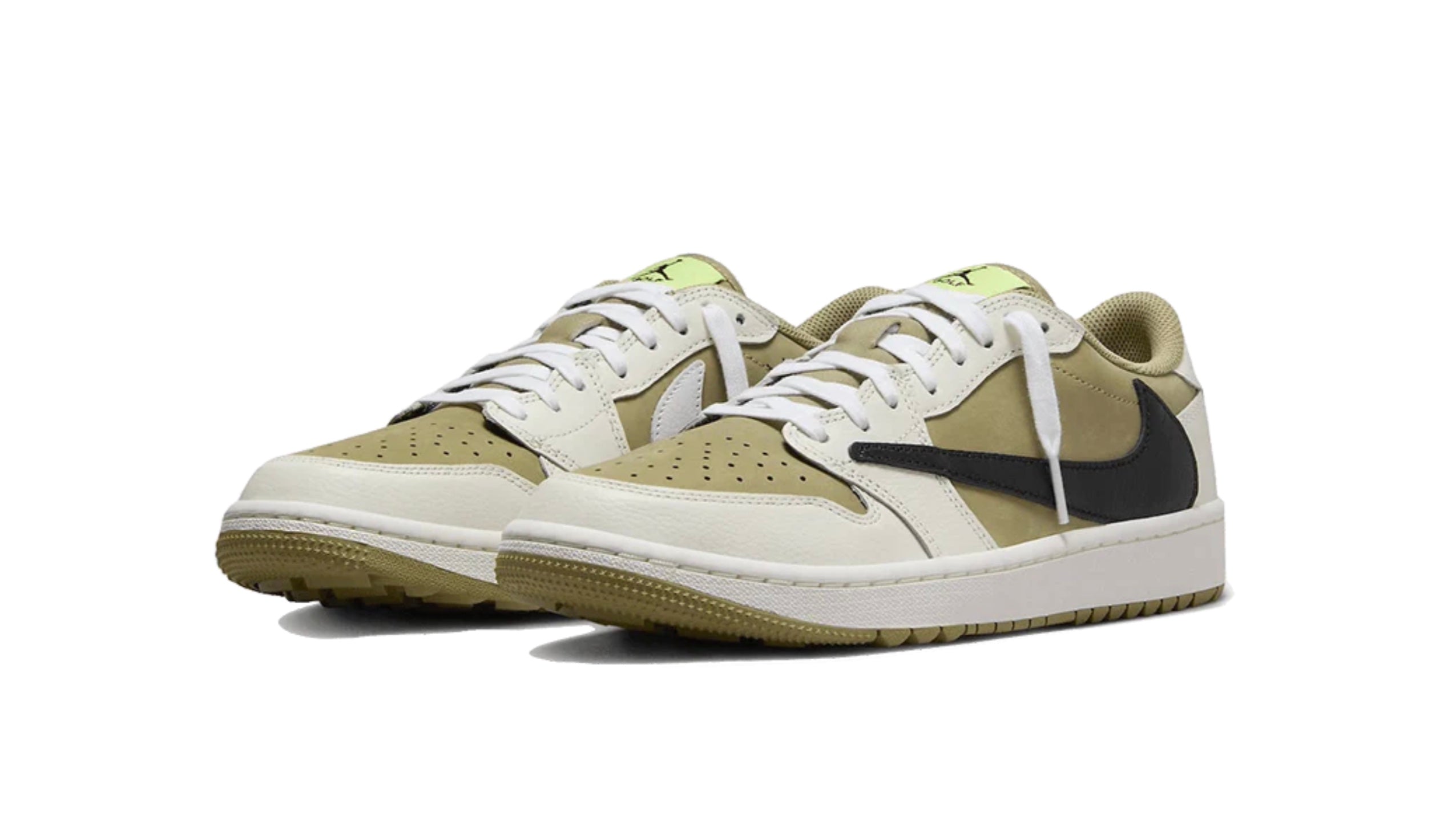Air Jordan 1 Retro Low Golf Travis Scott Neutral Olive