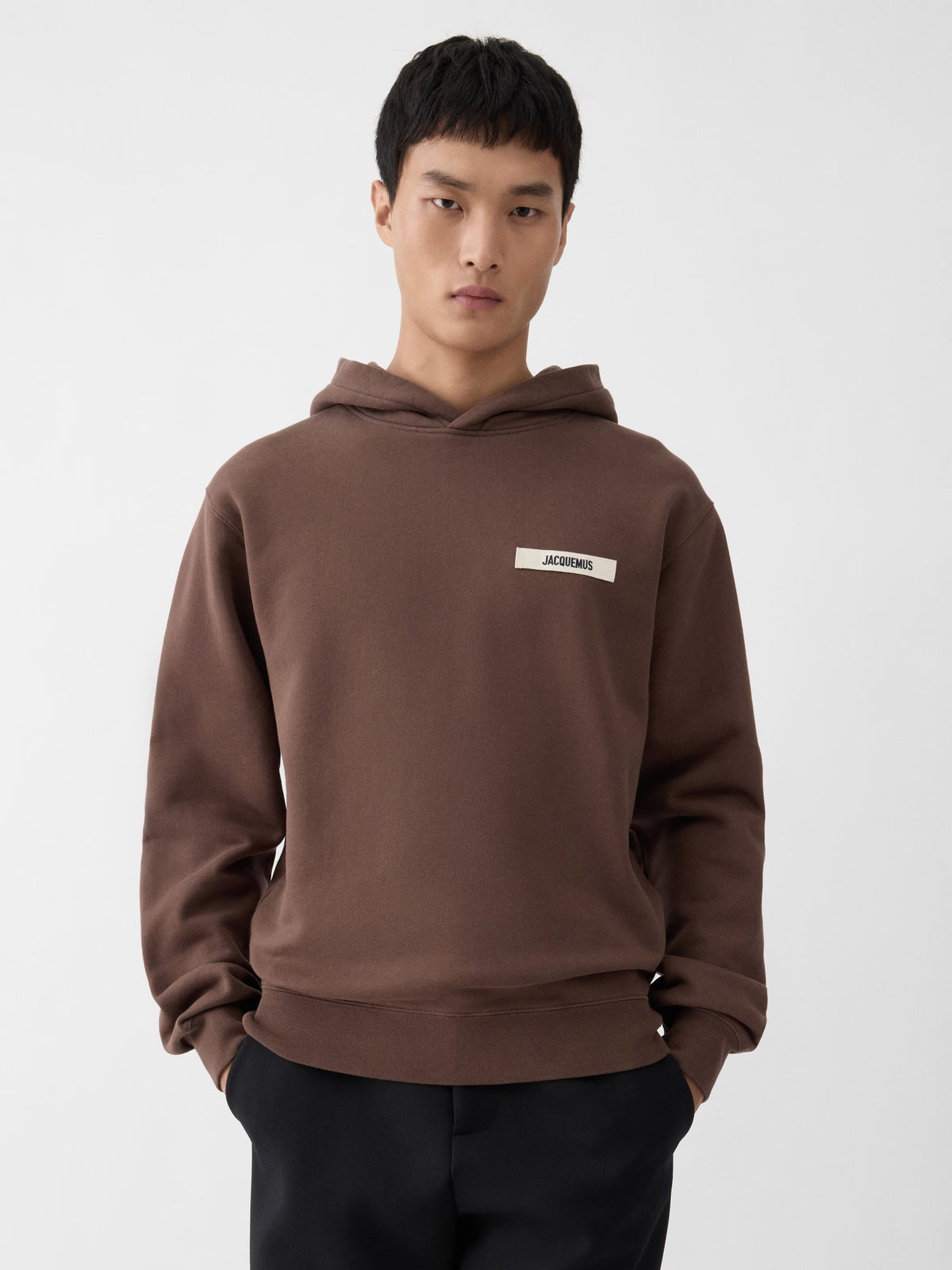 Jacquemus Sweat-shirt Gros-grain Brown