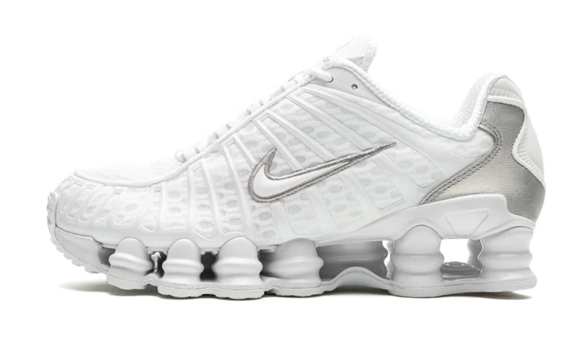 Nike Shox TL White Metallic Silver Orange
