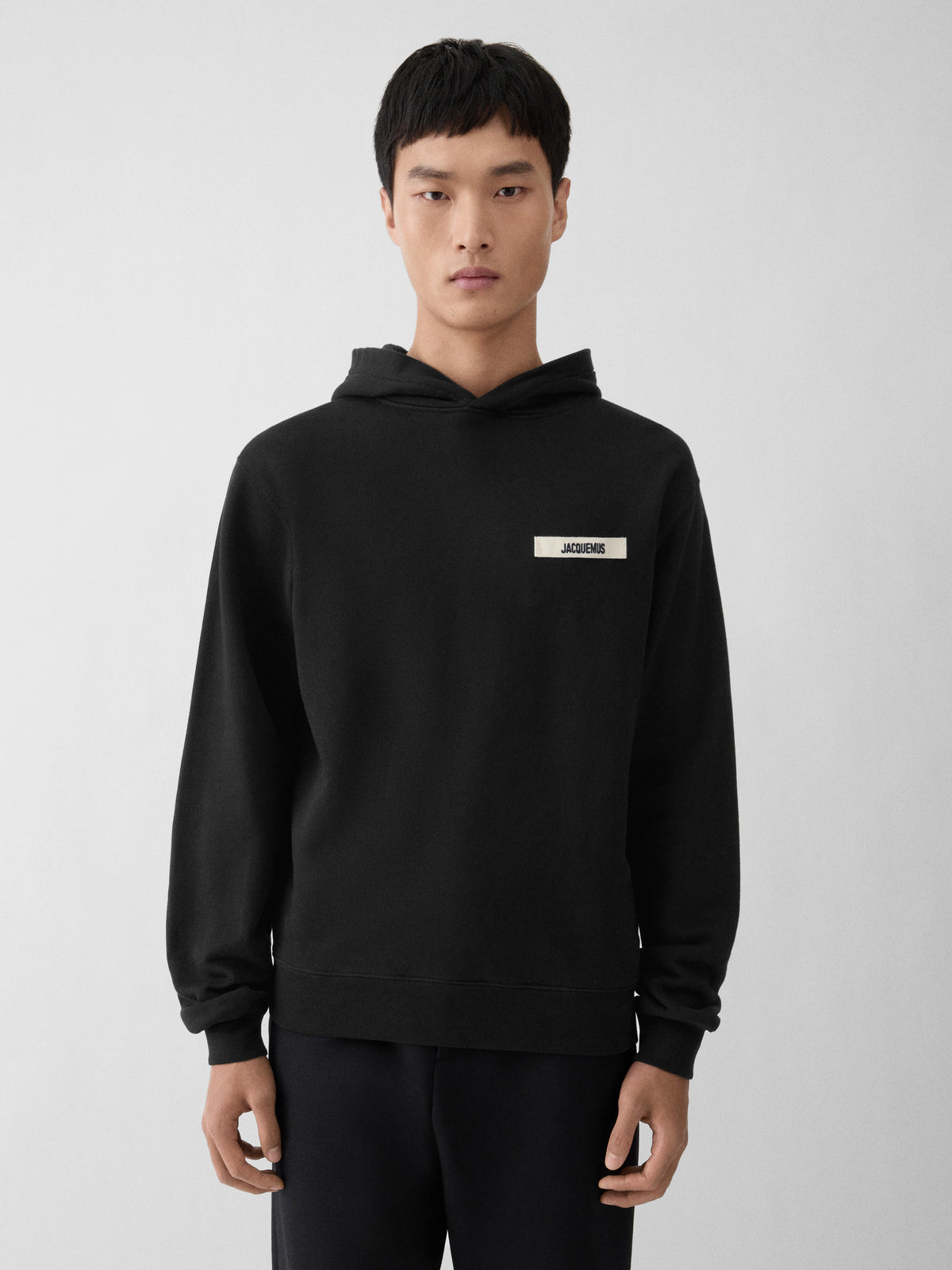 Jacquemus Sweat-shirt Gros-grain Black