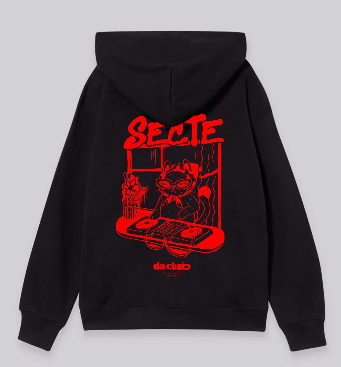 Da’Club Sneakers X Secte SoundSystem - Hoodie Saison 2026