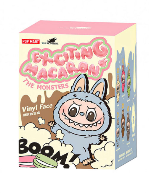 Pop Mart Labubu The Monsters Tasty Macarons Series Vinyl Plush Boîte Scellé (À l’unité)