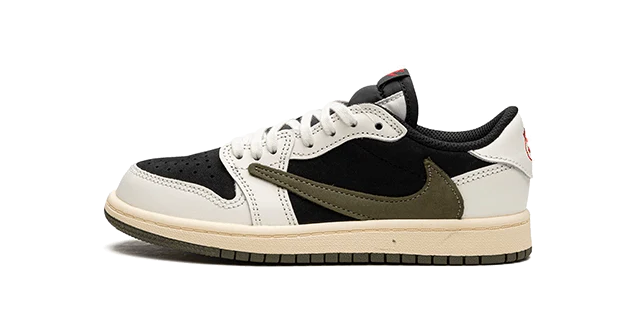 Air Jordan 1 Low OG SP Travis Scott Olive Enfants et Bébés