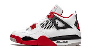 Jordan 4 retro white fire red