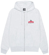Stussy Superior Quality Zip Hoodie 'Ash Heather'