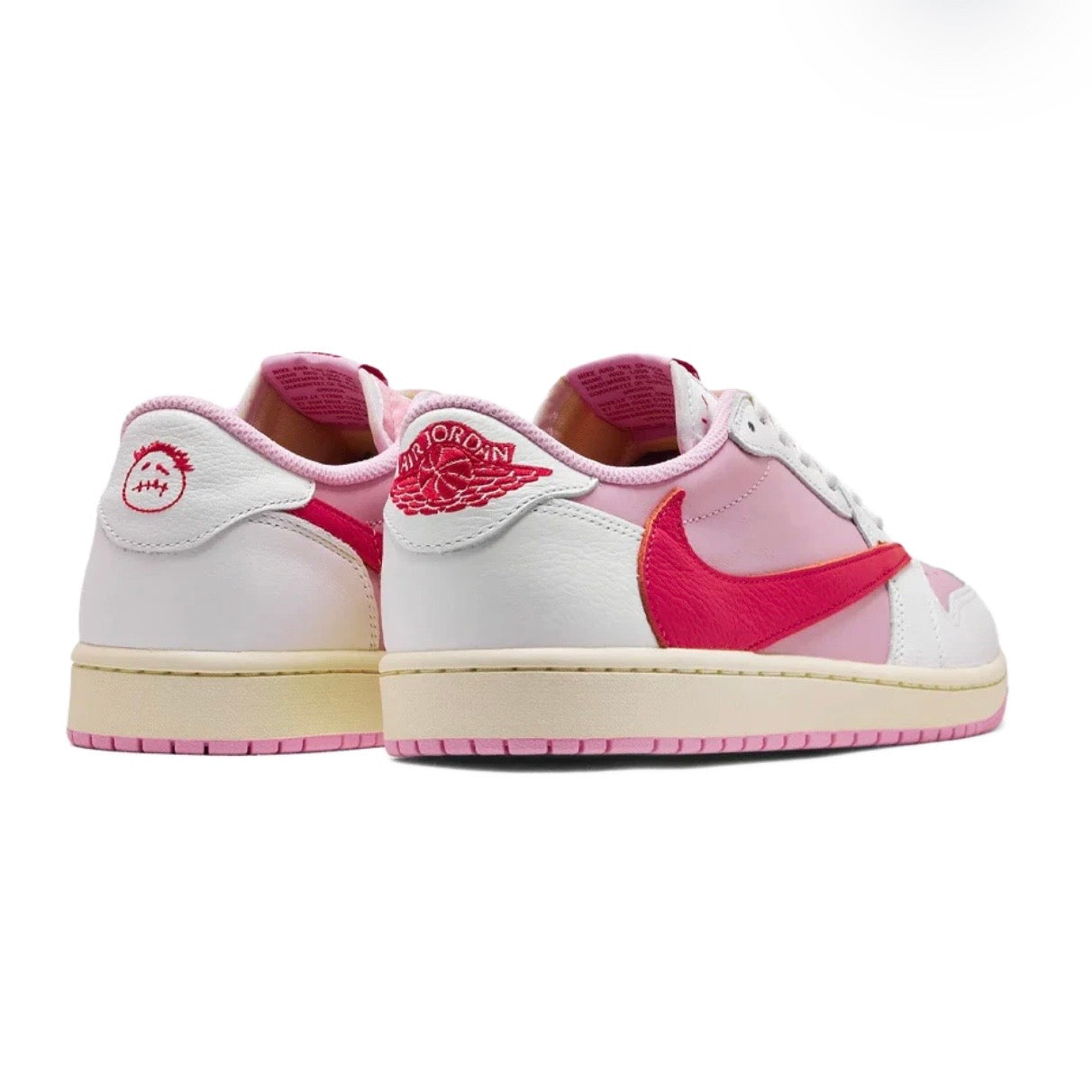 Air Jordan 1 Retro Low OG SP Travis Scott Sail Tropical Pink