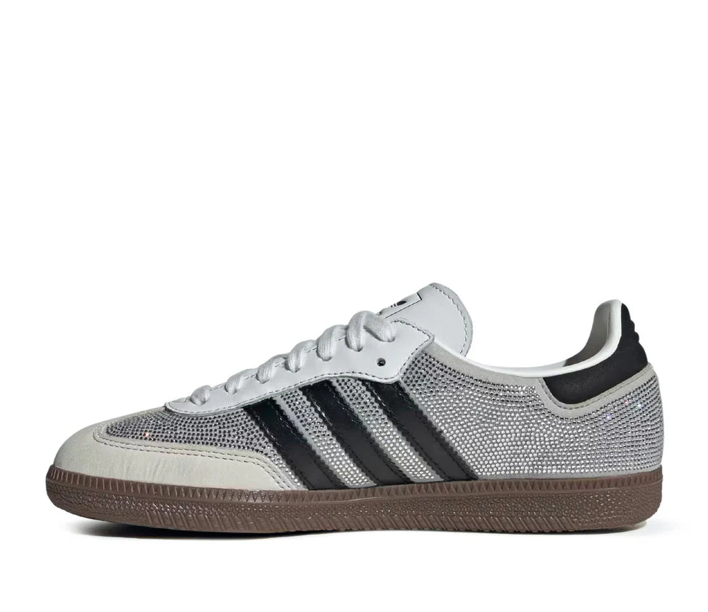 Adidas Samba OG Rhinestone Crystal White Silver