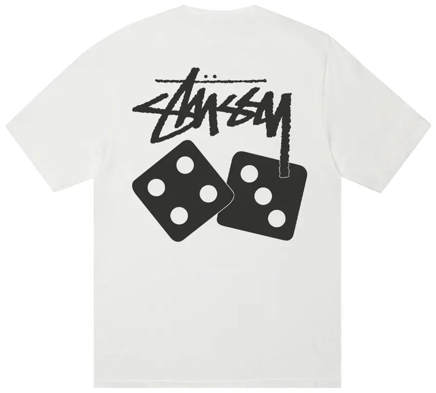 Stussy Dice Tee Pigment Dyed 'Natural'