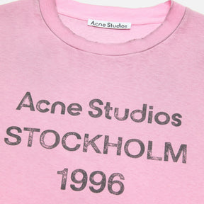 Acne Studios Tee-Shirt À Logo Imprimé Pink