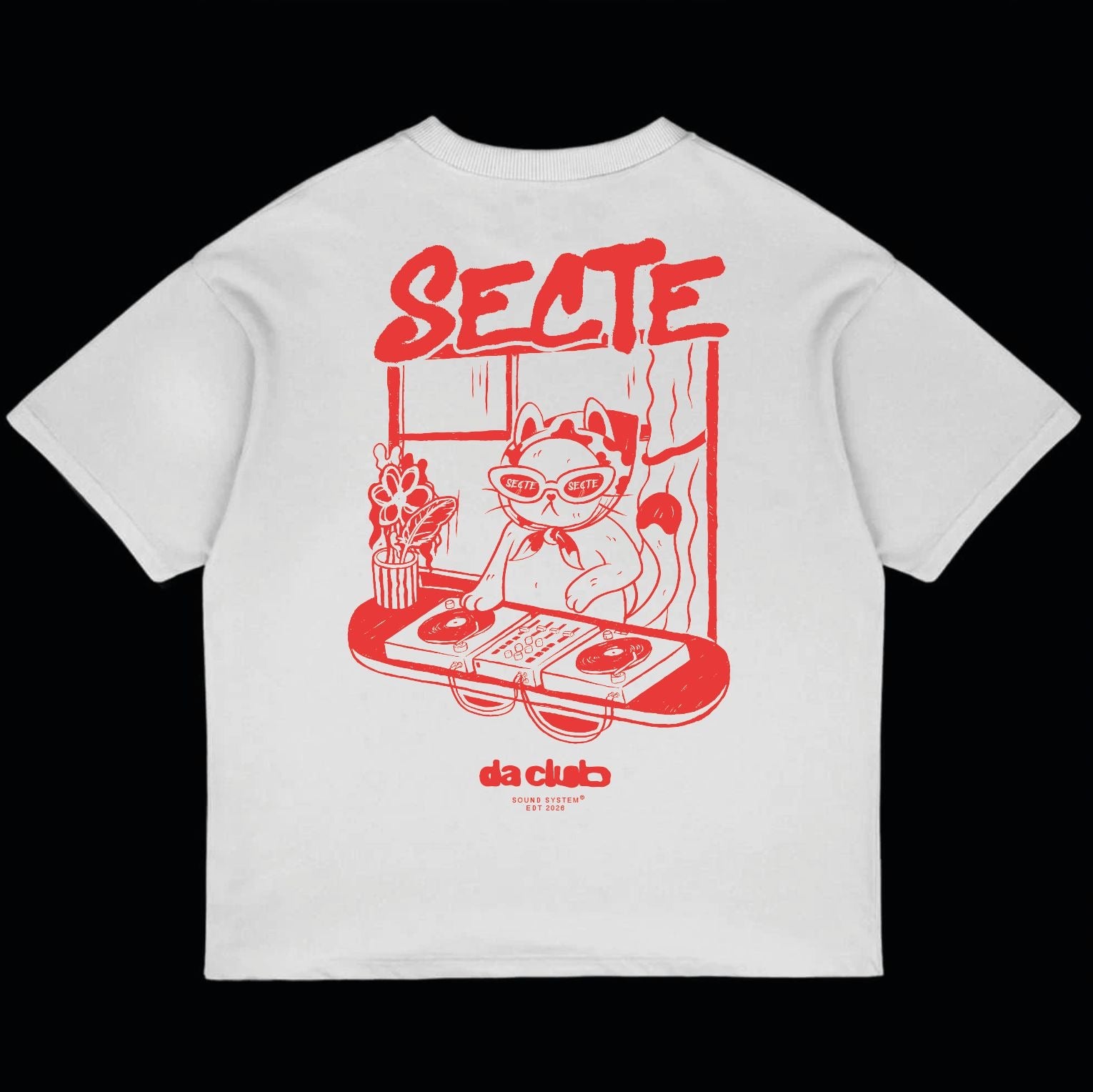 Da’Club Sneakers X Secte SoundSystem - T-Shirt Saison 2026