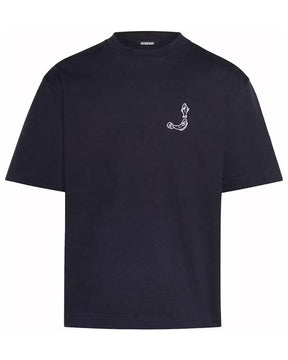 Jacquemus Tee-Shirt Le Meru Navy