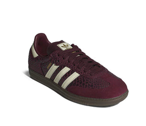 Adidas Samba OG Snakeskin Maroon Cream White