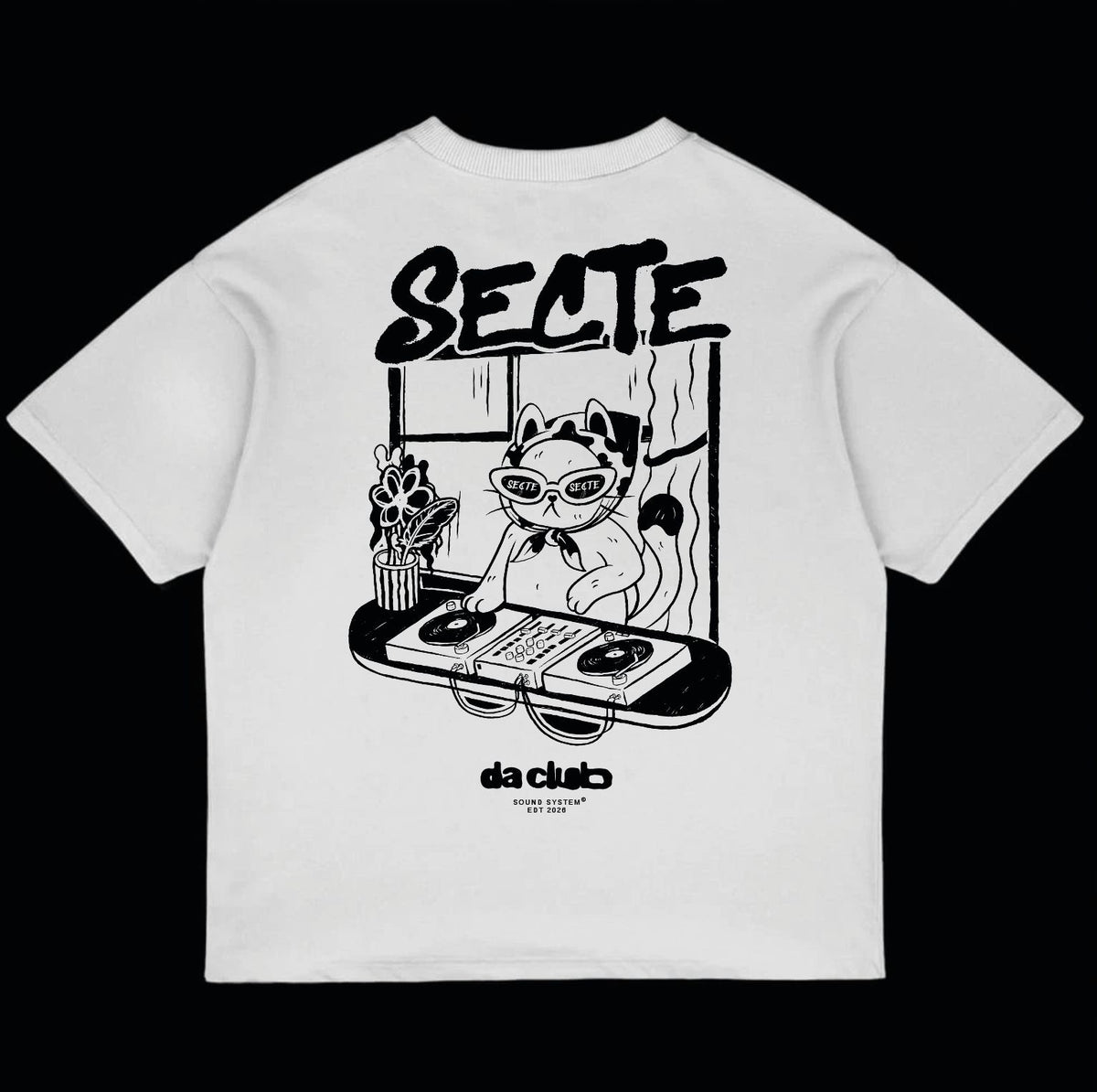 Da’Club Sneakers X Secte SoundSystem - T-Shirt Saison 2026
