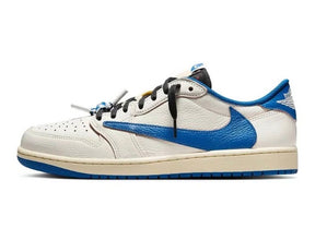 Nike Air Jordan 1 Retro Low OG SP Fragment x Travis Scott Sail Military Blue