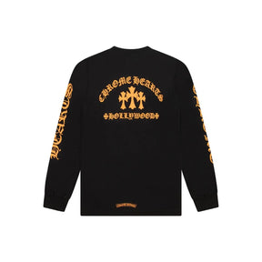 Chrome Hearts Longsleeve Triple Cross Black Orange