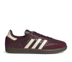 Adidas Samba OG Snakeskin Maroon Cream White
