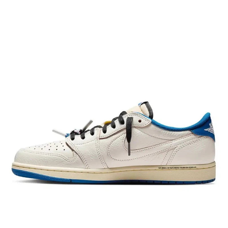 Nike Air Jordan 1 Retro Low OG SP Fragment x Travis Scott Sail Military Blue