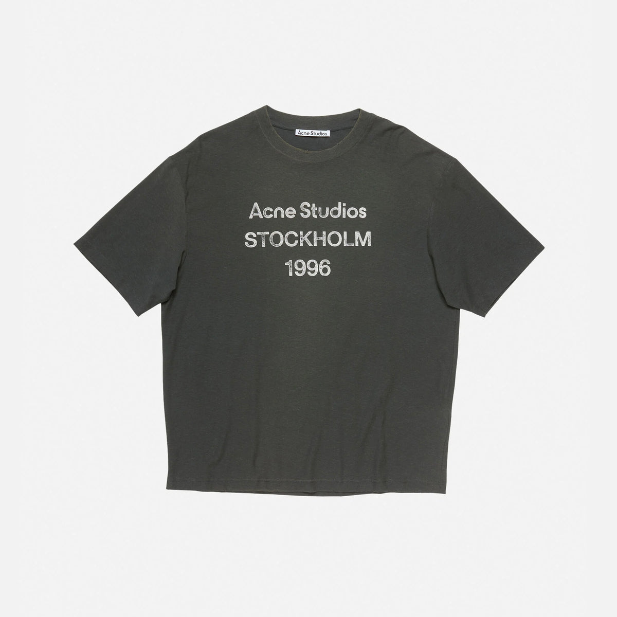 Acne Studios Tee-Shirt À Logo Imprimé Black