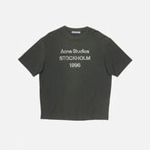 Acne Studios Tee-Shirt À Logo Imprimé Black