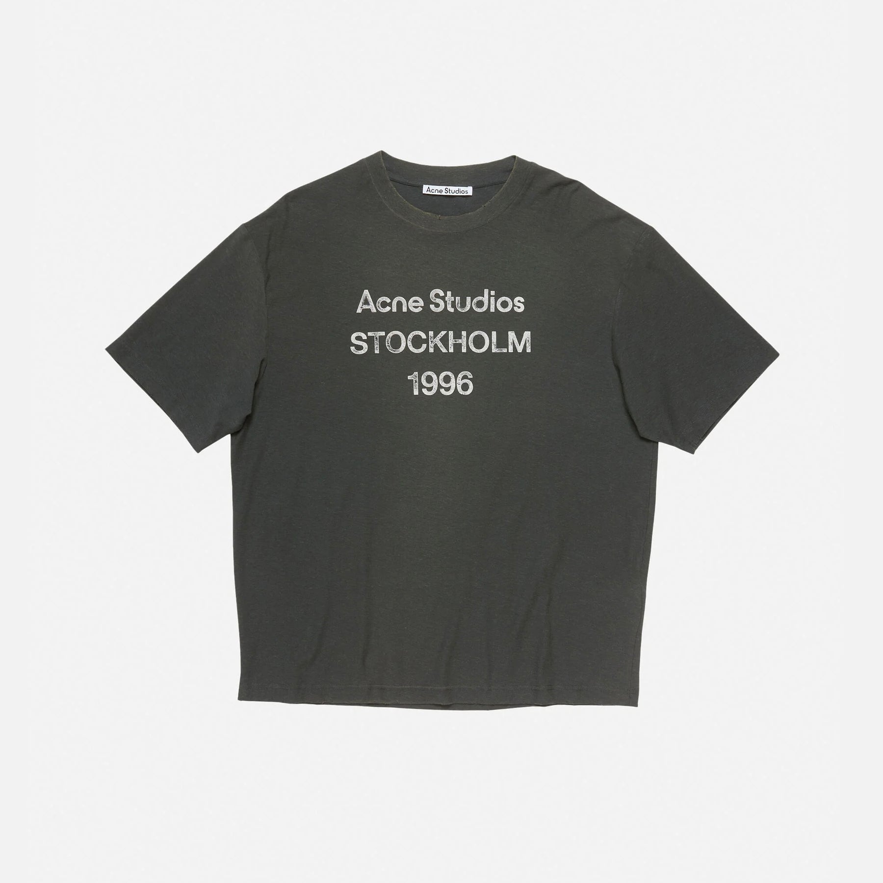 Acne Studios Tee-Shirt À Logo Imprimé Black