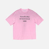 Acne Studios Tee-Shirt À Logo Imprimé Pink