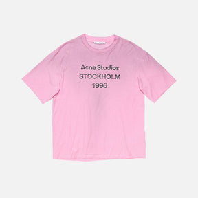 Acne Studios Tee-Shirt À Logo Imprimé Pink