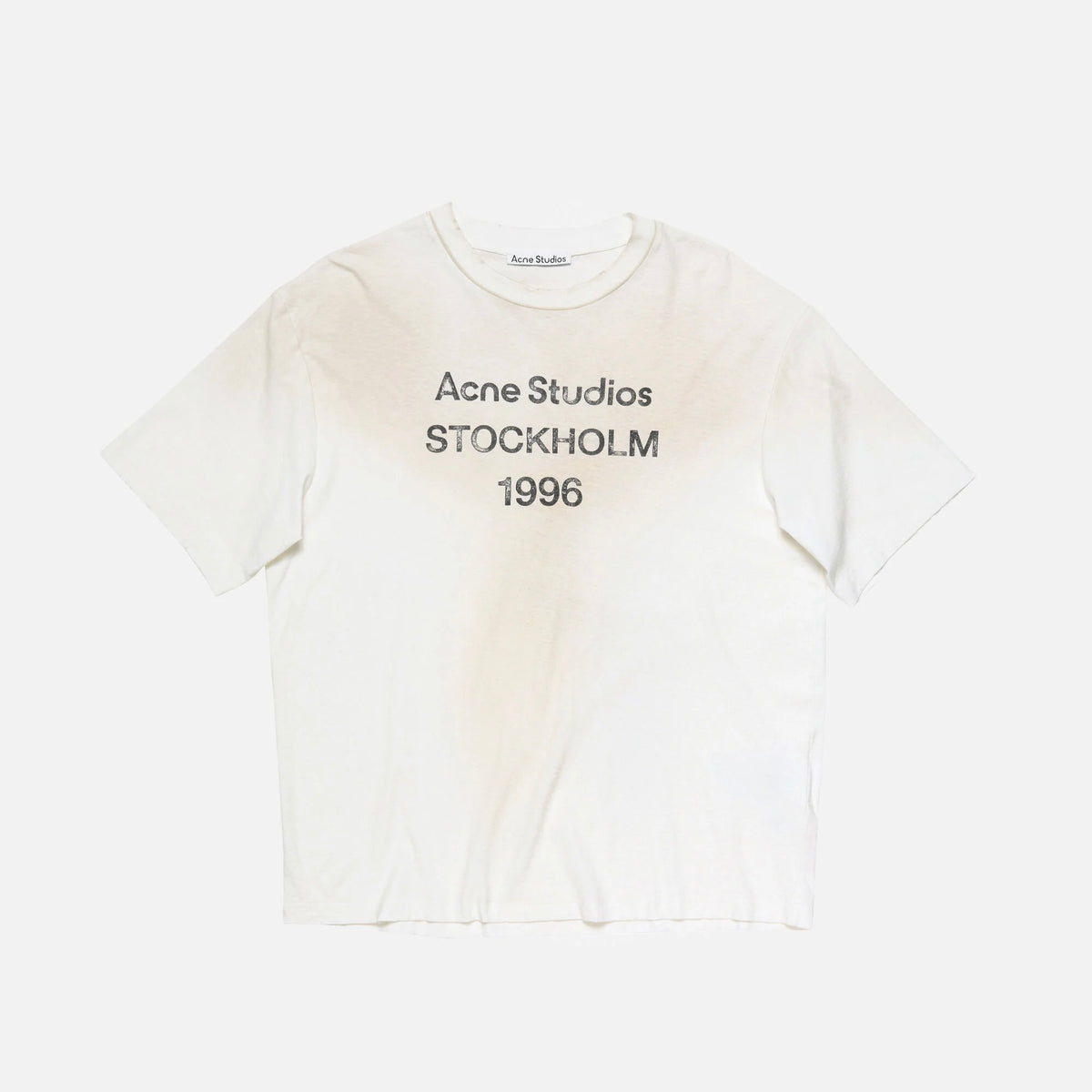 Acne Studios Tee-Shirt À Logo Imprimé White