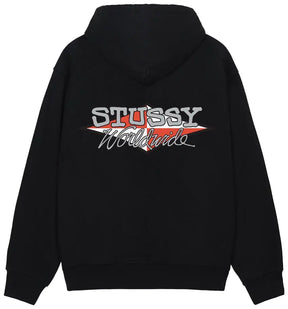 Stussy Worldwide Diamond Hoodie 'Black'