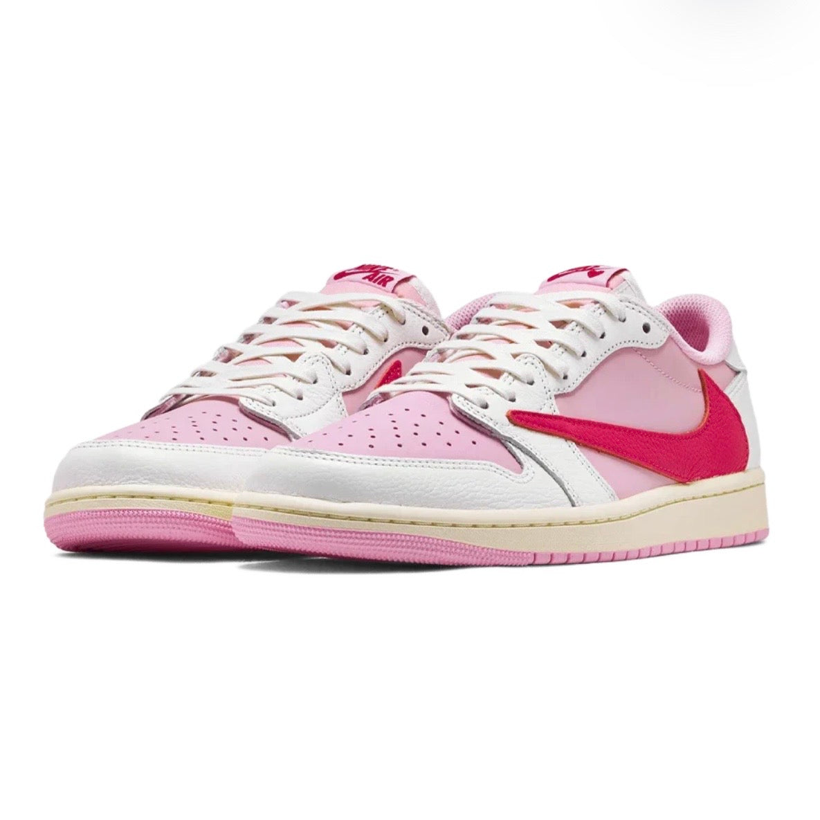 Air Jordan 1 Retro Low OG SP Travis Scott Sail Tropical Pink