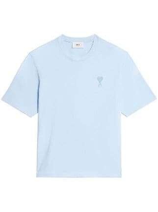 Ami Paris t-shirt ami de cœur bleu