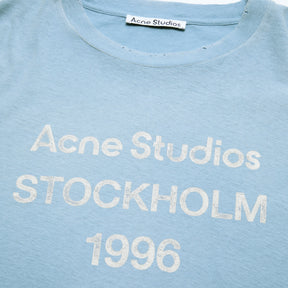 Acne Studios Tee-Shirt À Logo Imprimé Blue