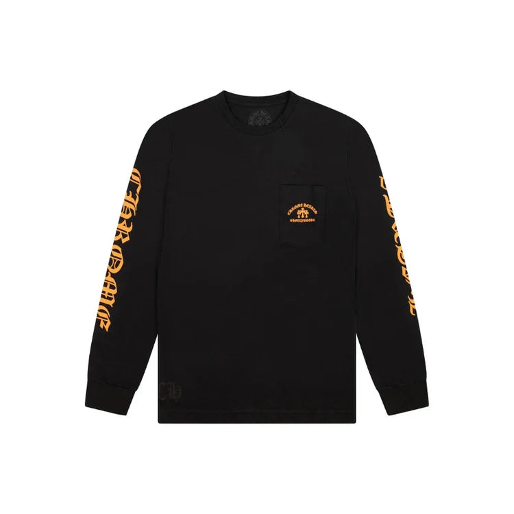 Chrome Hearts Longsleeve Triple Cross Black Orange
