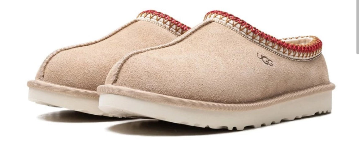 UGG Tasman Slipper Sand Dark Cherry