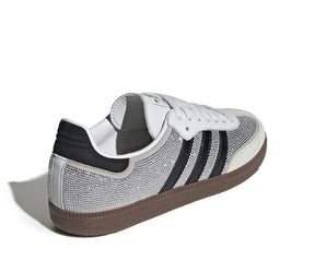 Adidas Samba OG Rhinestone Crystal White Silver