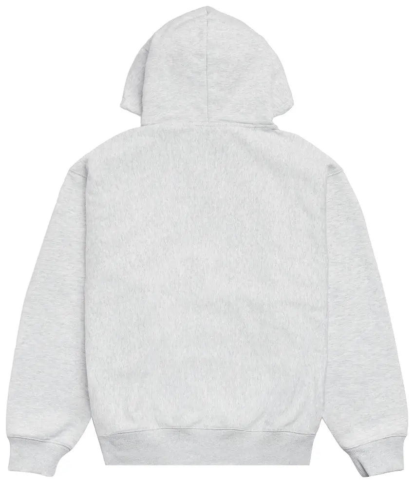 Stussy Double Stripe Embroidered Hoodie 'Ash Heather'