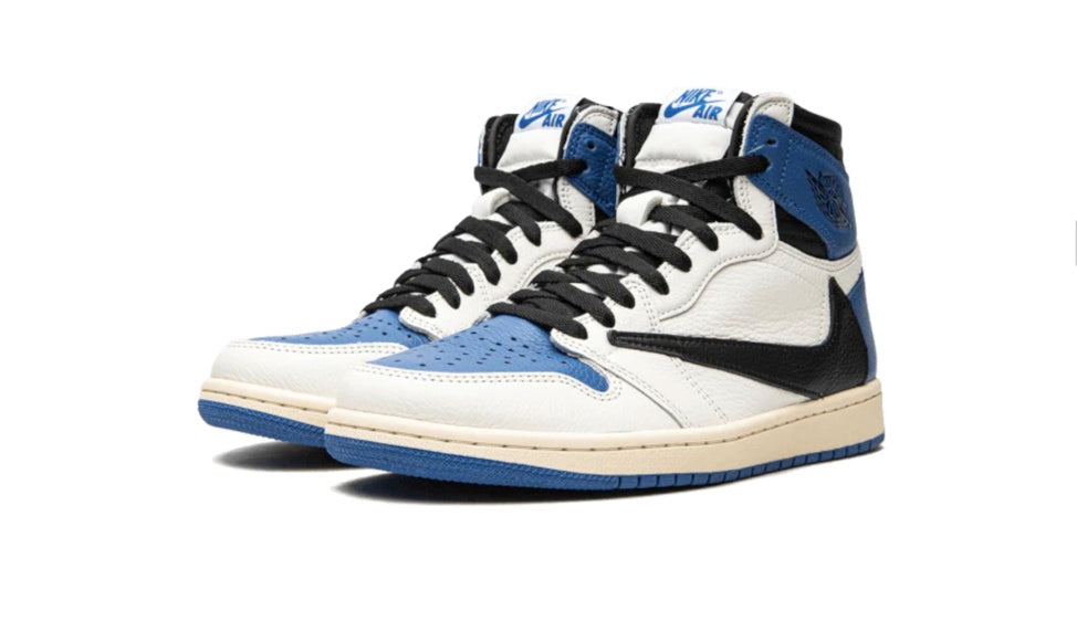 Air Jordan 1 Retro High OG SP Travis Scott Fragment Military Blue