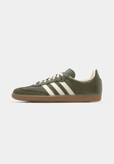 Samba medium dark khaki/off white