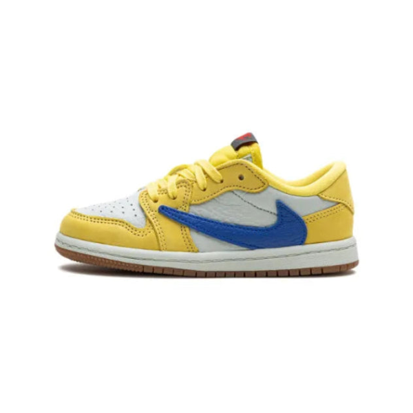 Air Jordan 1 Retro Low OG SP Travis Scott Canary Enfants et Bébés