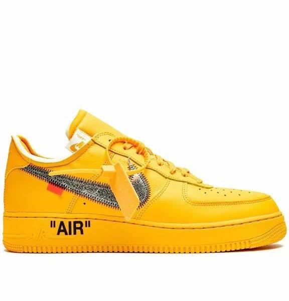 Nike Air Force 1 Off White Yellow