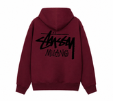 Stussy Milano Hoodie Wine