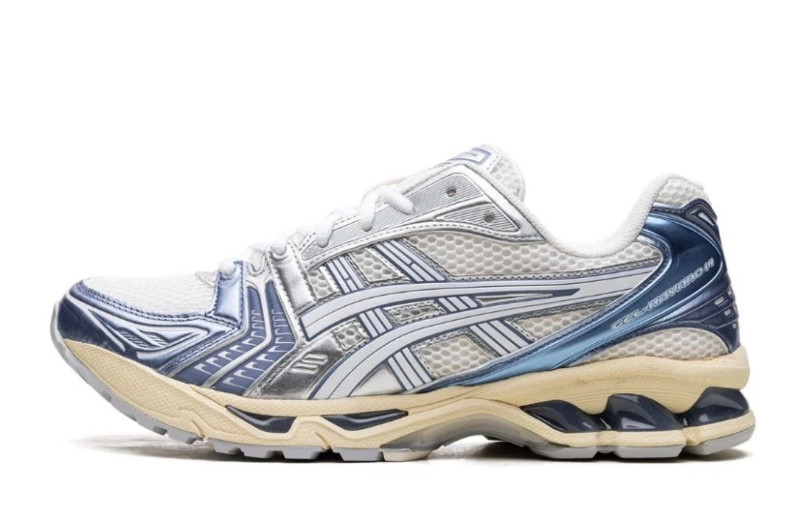 Asics GEL-Kayano 14 Cream Metallic Blue