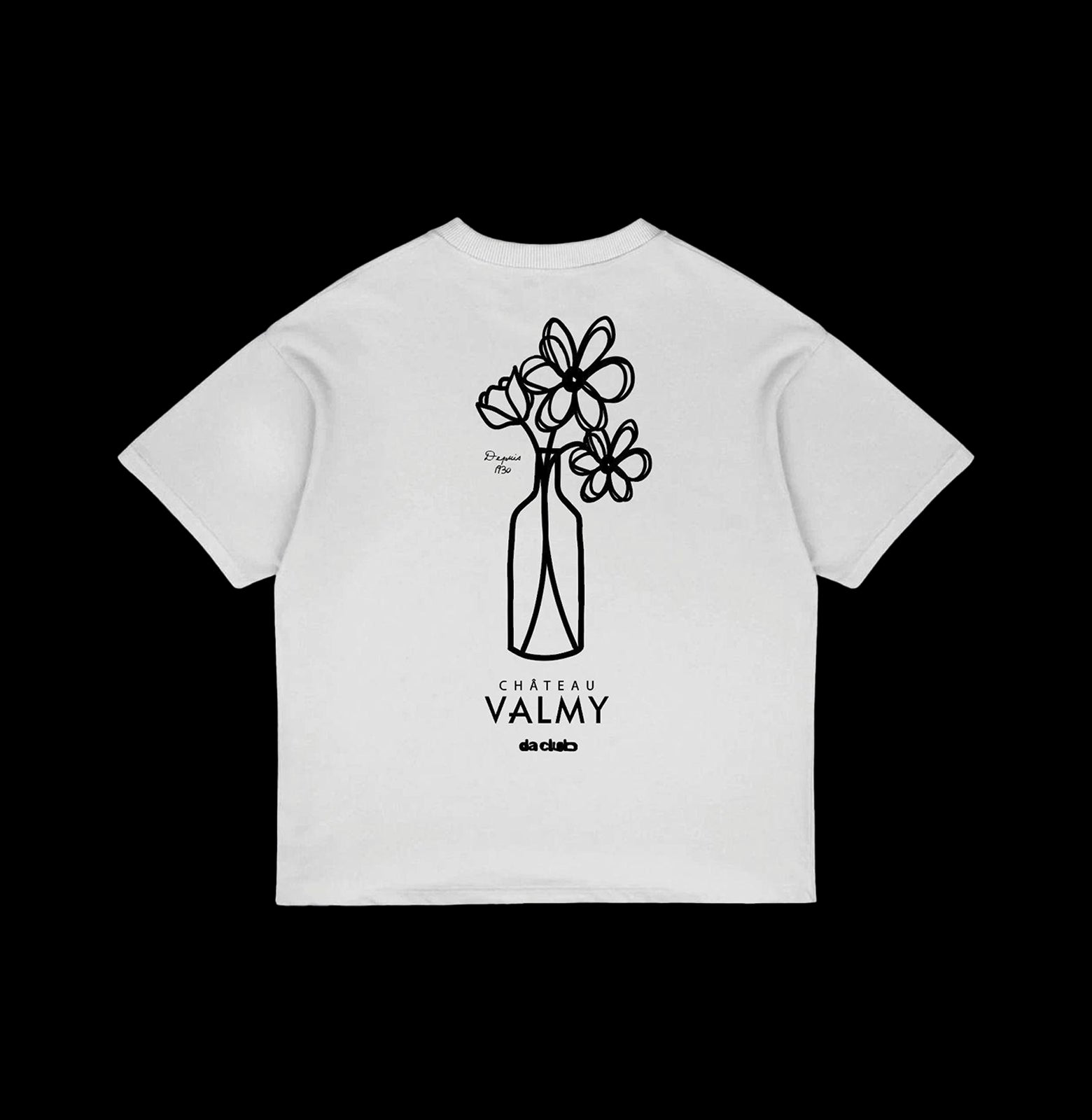 Da’Club Sneakers X Valmy - L’Effervescence T-Shirt
(Édition limitée – 25 exemplaires)